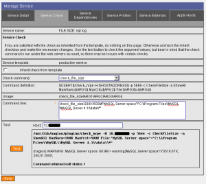 Nagios Service definition example