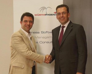 Raoul Volpe, COO of Asystel and Hubert Kofler, CEO of Würth Phoenix