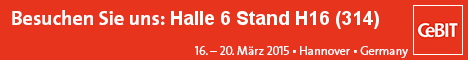 CeBIT 2015: Halle 6 Stand H16 (314)