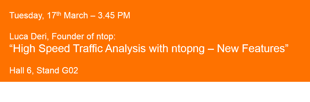 High Speed Traffic Analysis with ntopng - new features