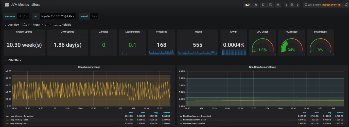 Monitoring a JBoss Application Server